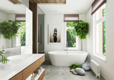 Xu hướng thiết kế phòng tắm 2025 tiện nghi, hiện đại