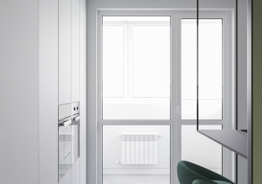 Căn nhà thêm sắc nét và tươi mới với màu xanh, trắng hiện đại