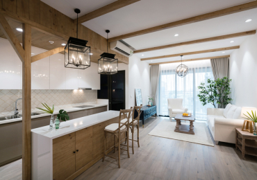 Những mẫu gỗ ốp tường phòng khách đẹp hiện nay